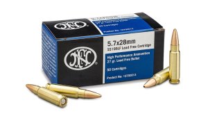 FN America SS195LF 5.7x28mm 27gr Lead-Free FMJ Ammo, 50/Box