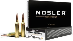 Nosler 60170 Match Grade RDF 6mm Creedmoor 115gr HPBT Ammo 20 Rounds