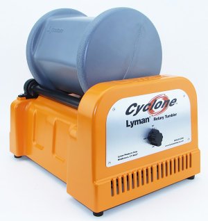 Lyman Cyclone Rotary Tumbler Multi-Caliber 1000 Cases 10 lb Orange/Blue